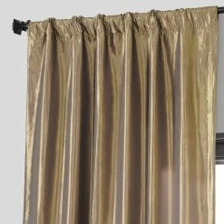 Cheapest 💯 Exclusive Fabrics Ex. Fabrics Faux Silk Taffeta 96-inch Blkout Curtain (1 Panel) Robin's Egg 🌟 -Exclusive Fabrics SHOP Ex. Fabrics Faux Silk Taffeta 96 inch Blkout Curtain 281 Panel29 4