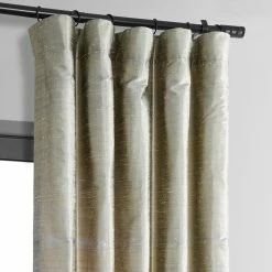 Best Pirce 🔥 Exclusive Fabrics Ex. Fabrics Signature Cashmere Textured Silk Curtain (1 Panel) 🤩 -Exclusive Fabrics SHOP Ex. Fabrics Signature Cashmere Textured Silk Curtain 281 Panel29 4