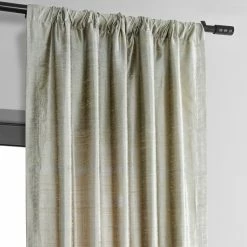 Best Pirce 🔥 Exclusive Fabrics Ex. Fabrics Signature Cashmere Textured Silk Curtain (1 Panel) 🤩 -Exclusive Fabrics SHOP Ex. Fabrics Signature Cashmere Textured Silk Curtain 281 Panel29 5