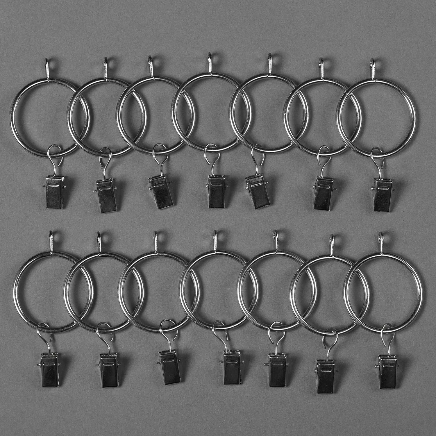 Cheapest 🎉 Exclusive Fabrics Exclusive Fabric Metal Curtain Hanging Ring Set - PKG Of 14, 14PKG Gloss Black 👍 5 Cheapest 🎉 Exclusive Fabrics Exclusive Fabric Metal Curtain Hanging Ring Set - PKG Of 14, 14PKG Gloss Black 👍 - Image 3