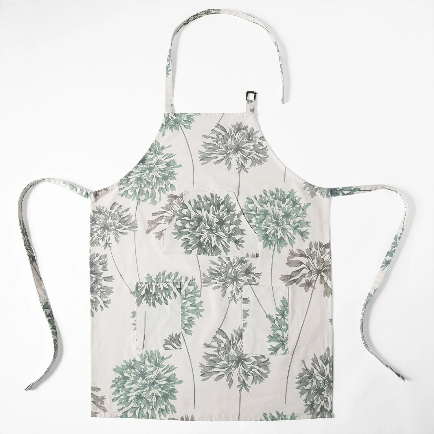 Promo ✔️ Exclusive Fabrics Allium Printed Cotton Apron - 27 X 34 ❤️ 6 Promo ✔️ Exclusive Fabrics Allium Printed Cotton Apron - 27 X 34 ❤️ - Image 4