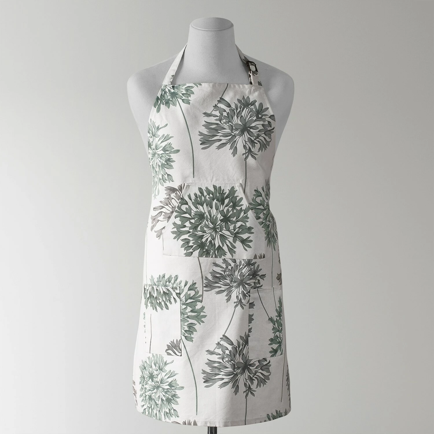 Promo ✔️ Exclusive Fabrics Allium Printed Cotton Apron - 27 X 34 ❤️ 3 Promo ✔️ Exclusive Fabrics Allium Printed Cotton Apron - 27 X 34 ❤️