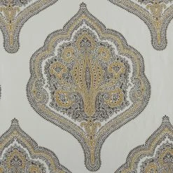 Deals ✨ Exclusive Fabrics Arabesque Printed Cotton Tie-Up Window Shade - 46 X 63 Arabesque Blue 🎉 -Exclusive Fabrics SHOP Exclusive Fabrics Arabesque Printed Cotton Tie Up Window Shade 13