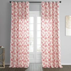 Cheapest 😍 Exclusive Fabrics Artemis Printed Cotton Curtain (1 Panel) Artemis Rust 😉 -Exclusive Fabrics SHOP Exclusive Fabrics Artemis Printed Cotton Curtain Panel 2