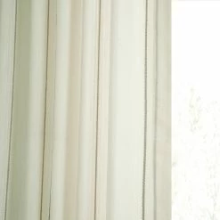 Discount ✔️ Exclusive Fabrics Aruba Striped Linen Sheer Curtain (1 Panel) Aruba White 😉 -Exclusive Fabrics SHOP Exclusive Fabrics Aruba Striped Linen Sheer Curtain 281 Panel29 6