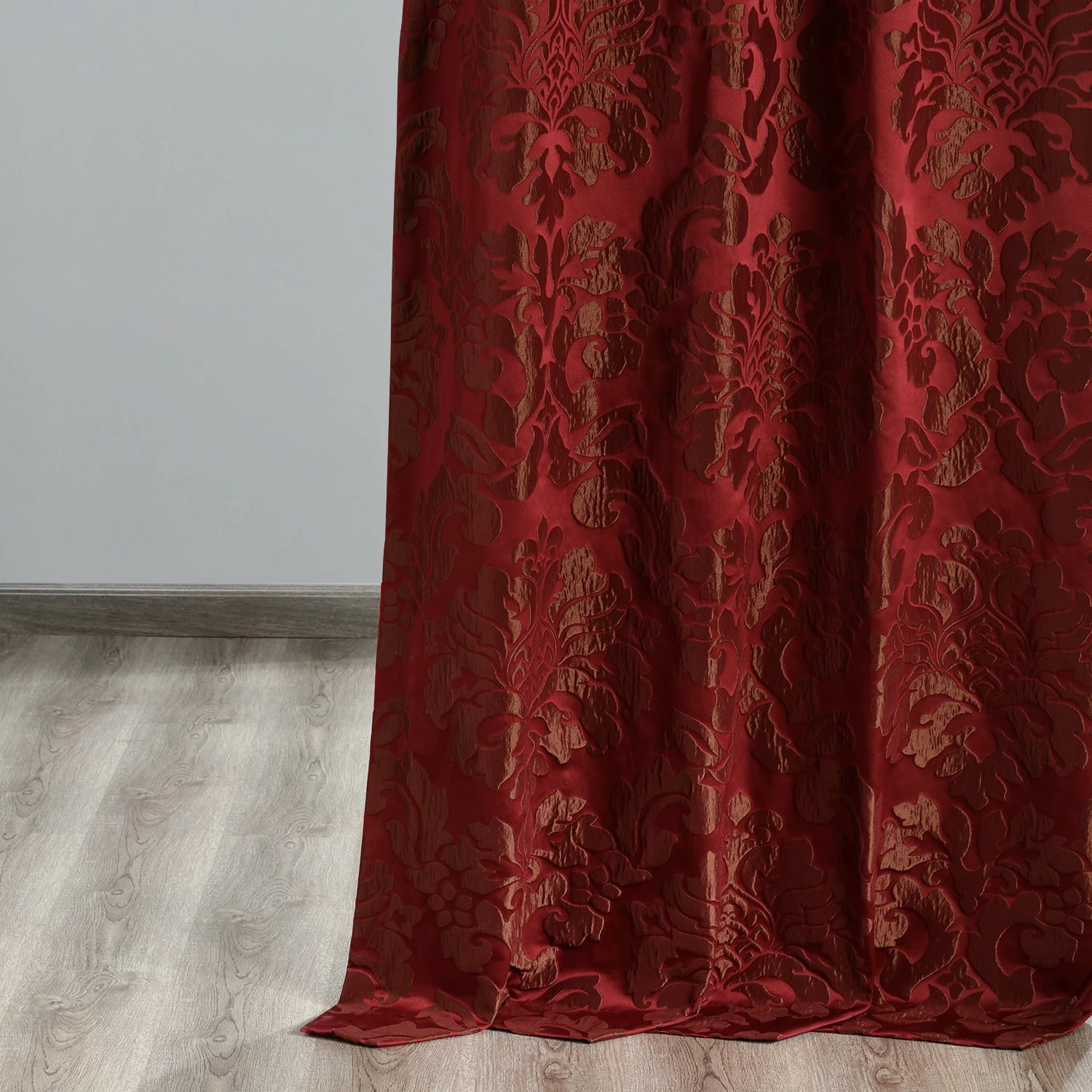Promo ๐ฅฐ Exclusive Fabrics Astoria Red/Bronze Faux Silk Jacquard Curtain (1 Panel) ๐ 6 Promo ๐ฅฐ Exclusive Fabrics Astoria Red/Bronze Faux Silk Jacquard Curtain (1 Panel) ๐ - Image 4