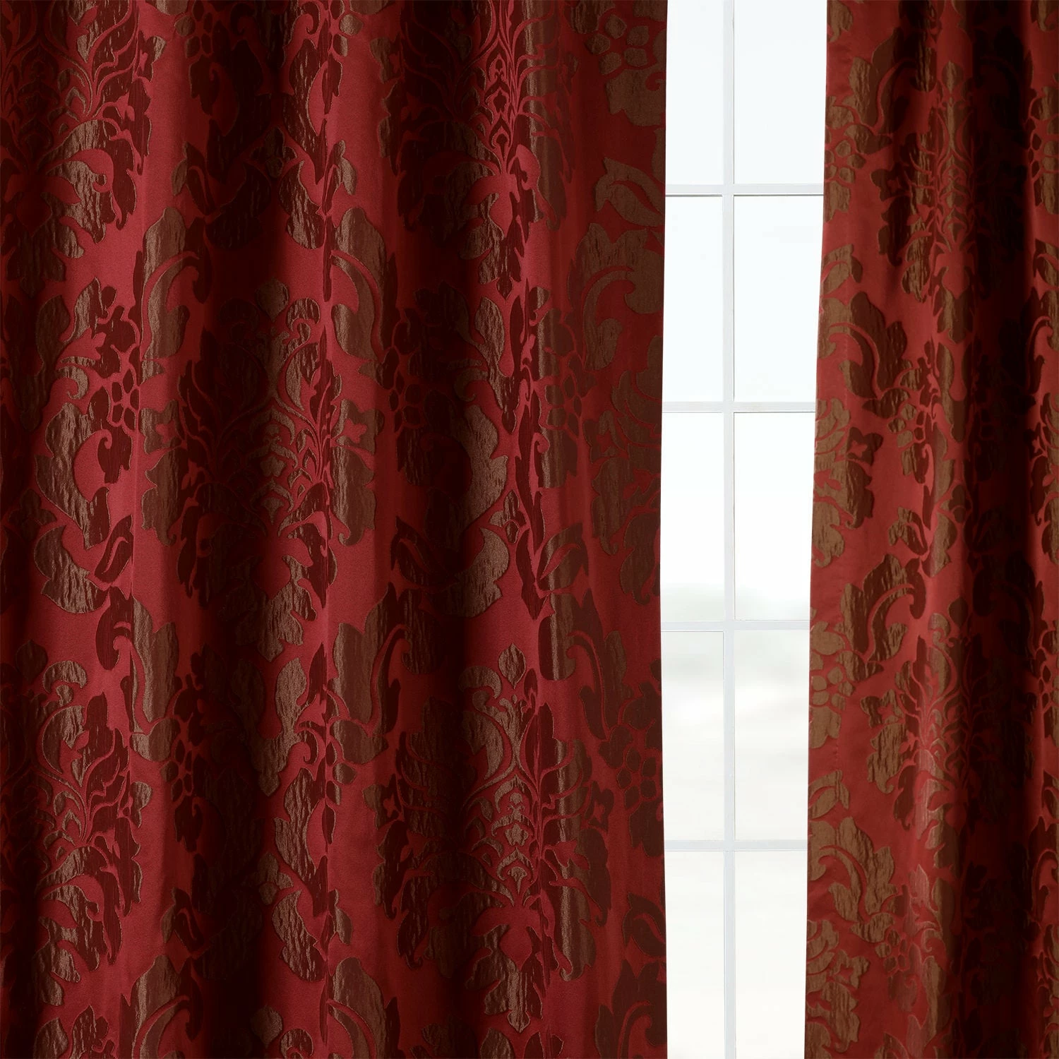 Promo ๐ฅฐ Exclusive Fabrics Astoria Red/Bronze Faux Silk Jacquard Curtain (1 Panel) ๐ 9 Promo ๐ฅฐ Exclusive Fabrics Astoria Red/Bronze Faux Silk Jacquard Curtain (1 Panel) ๐ - Image 7