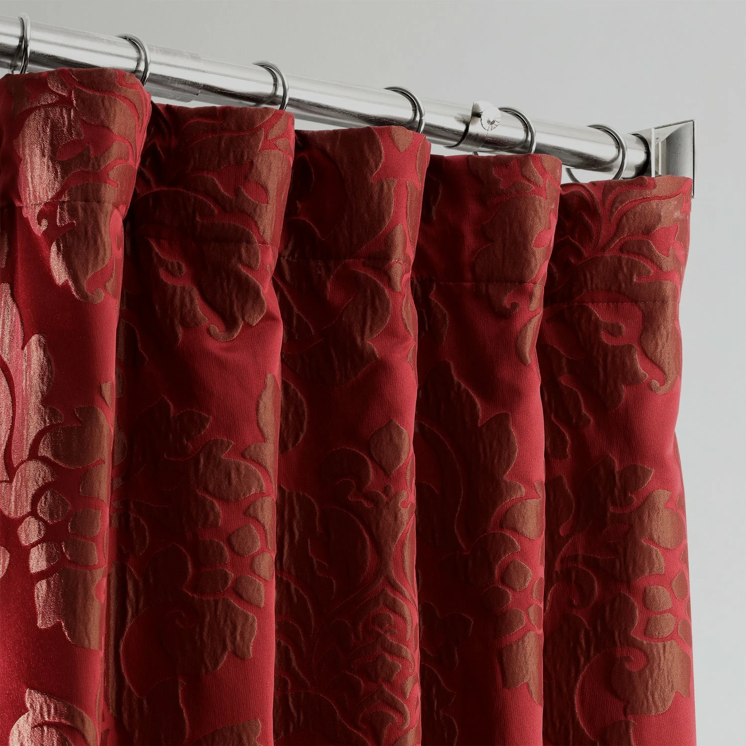 Promo ๐ฅฐ Exclusive Fabrics Astoria Red/Bronze Faux Silk Jacquard Curtain (1 Panel) ๐ 4 Promo ๐ฅฐ Exclusive Fabrics Astoria Red/Bronze Faux Silk Jacquard Curtain (1 Panel) ๐ - Image 2