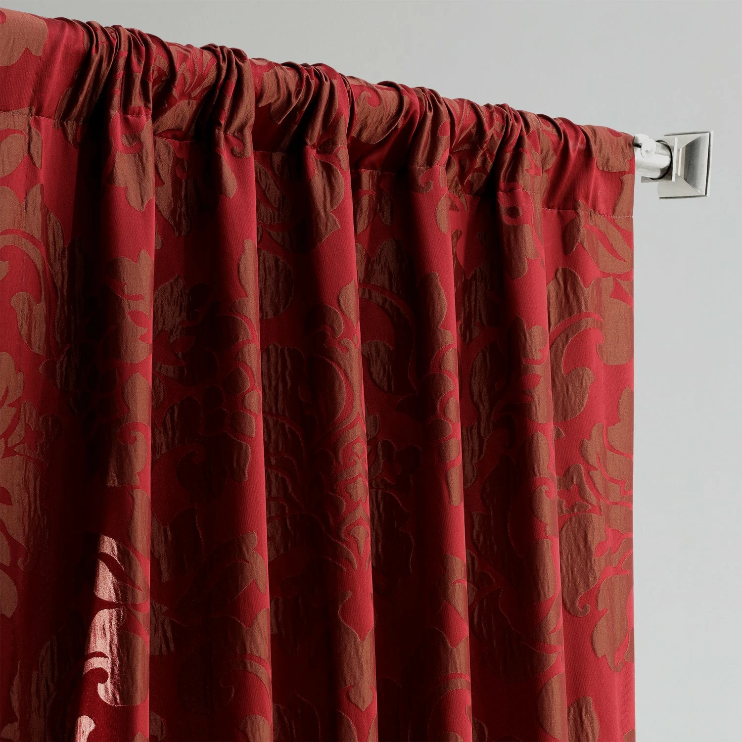 Promo ๐ฅฐ Exclusive Fabrics Astoria Red/Bronze Faux Silk Jacquard Curtain (1 Panel) ๐ 5 Promo ๐ฅฐ Exclusive Fabrics Astoria Red/Bronze Faux Silk Jacquard Curtain (1 Panel) ๐ - Image 3