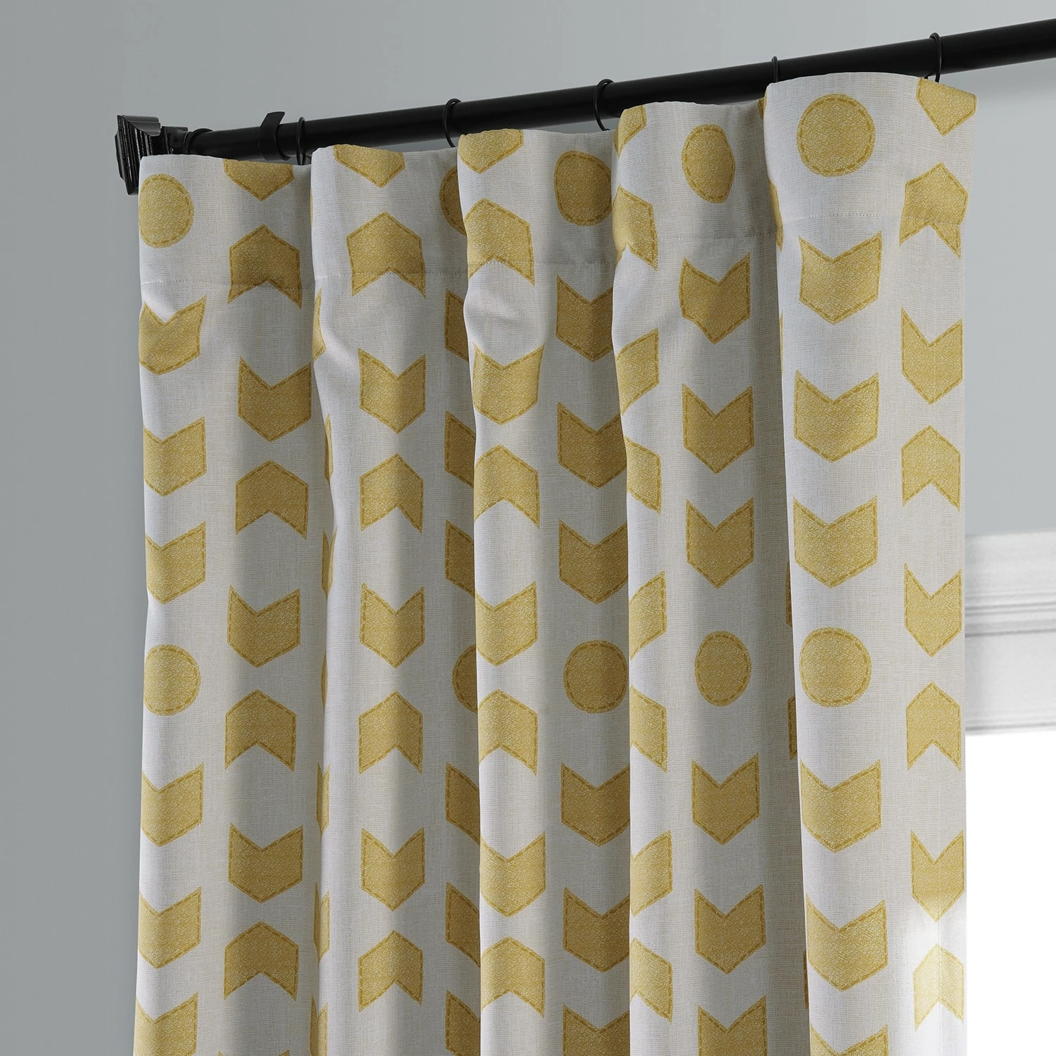 Flash Sale 😍 Exclusive Fabrics Badge Blackout Room Darkening Curtain Panel Pair (2 Panels) Badges Gold 👍 7 Flash Sale 😍 Exclusive Fabrics Badge Blackout Room Darkening Curtain Panel Pair (2 Panels) Badges Gold 👍 - Image 5