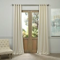 Top 10 🔔 Exclusive Fabrics Beige Thermal Blackout Grommet Curtain Panel Pair (2 Panels) ✔️