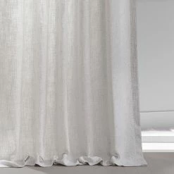 Buy 🎉 Exclusive Fabrics Belgian Heavy Faux Linen Curtain (1 Panel) Dark Metal 🛒 -Exclusive Fabrics SHOP Exclusive Fabrics Belgian Heavy Faux Linen Curtain 5