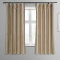 Cheapest 🌟 Exclusive Fabrics Bellino 63-in. Rod Pocket Blackout Curtain Panel - 50 X 63 Oat Cream 🛒 -Exclusive Fabrics SHOP Exclusive Fabrics Bellino 63 Inch Rod Pocket Blackout Curtain Panel 281 Panel29 1