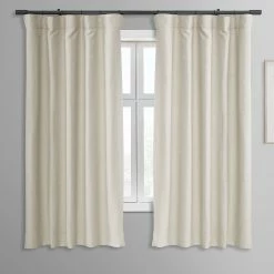 Cheapest 🌟 Exclusive Fabrics Bellino 63-in. Rod Pocket Blackout Curtain Panel - 50 X 63 Oat Cream 🛒 -Exclusive Fabrics SHOP Exclusive Fabrics Bellino 63 Inch Rod Pocket Blackout Curtain Panel 281 Panel29 3