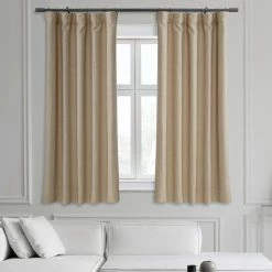 Cheapest 🌟 Exclusive Fabrics Bellino 63-in. Rod Pocket Blackout Curtain Panel - 50 X 63 Oat Cream 🛒 -Exclusive Fabrics SHOP Exclusive Fabrics Bellino 63 Inch Rod Pocket Blackout Curtain Panel 281 Panel29 4