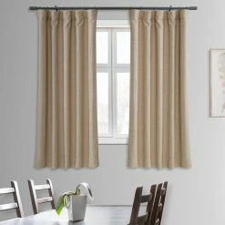 Cheapest 🌟 Exclusive Fabrics Bellino 63-in. Rod Pocket Blackout Curtain Panel - 50 X 63 Oat Cream 🛒 -Exclusive Fabrics SHOP Exclusive Fabrics Bellino 63 Inch Rod Pocket Blackout Curtain Panel 281 Panel29 5
