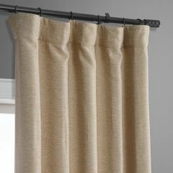 Cheapest 🌟 Exclusive Fabrics Bellino 63-in. Rod Pocket Blackout Curtain Panel - 50 X 63 Oat Cream 🛒 -Exclusive Fabrics SHOP Exclusive Fabrics Bellino 63 Inch Rod Pocket Blackout Curtain Panel 281 Panel29 6
