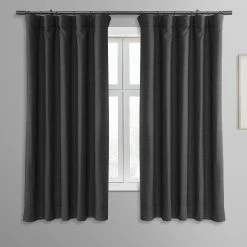 Hot Sale ⭐ Exclusive Fabrics Bellino Blackout Curtain (1 Panel) - 50 X 63 Gulf Blue 🛒 -Exclusive Fabrics SHOP Exclusive Fabrics Bellino Blackout Curtain 281 Panel29 2