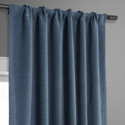 Hot Sale ⭐ Exclusive Fabrics Bellino Blackout Curtain (1 Panel) - 50 X 63 Gulf Blue 🛒 -Exclusive Fabrics SHOP Exclusive Fabrics Bellino Blackout Curtain 281 Panel29 8