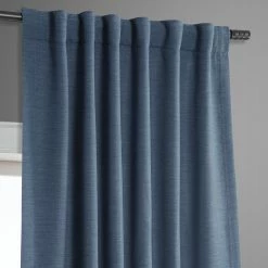 Hot Sale ⭐ Exclusive Fabrics Bellino Blackout Curtain (1 Panel) - 50 X 63 Gulf Blue 🛒 -Exclusive Fabrics SHOP Exclusive Fabrics Bellino Blackout Curtain 281 Panel29 9