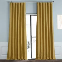 Cheap 🥰 Exclusive Fabrics Bellino Blackout Room Darkening Curtain (1 Panel) Pine Forest Green 🎉 -Exclusive Fabrics SHOP Exclusive Fabrics Bellino Blackout Curtain 3