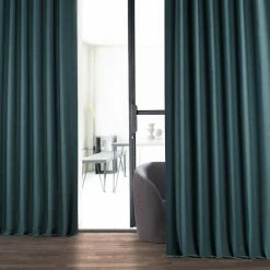 Cheap 🥰 Exclusive Fabrics Bellino Blackout Room Darkening Curtain (1 Panel) Pine Forest Green 🎉 -Exclusive Fabrics SHOP Exclusive Fabrics Bellino Blackout Room Darkening Curtain 281 Panel29 2