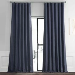 Best Pirce 😍 Exclusive Fabrics Bellino Blue Blackout Curtain Panel (1 Panel) ❤️