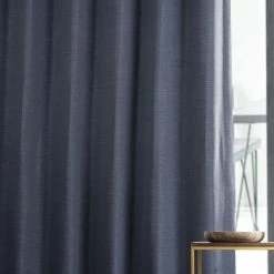 Best Pirce 😍 Exclusive Fabrics Bellino Blue Blackout Curtain Panel (1 Panel) ❤️ -Exclusive Fabrics SHOP Exclusive Fabrics Bellino Blue Blackout Curtain Panel 6