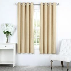 Best Sale ⭐ Exclusive Fabrics Bellino Grommet Top 63-Inch Blackout Curtain Panel (1 Panel) - 50 X 63 Persimmon 😍 -Exclusive Fabrics SHOP Exclusive Fabrics Bellino Grommet Top 63 Inch Blackout Curtain Panel 1