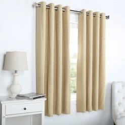 Best Sale ⭐ Exclusive Fabrics Bellino Grommet Top 63-Inch Blackout Curtain Panel (1 Panel) - 50 X 63 Persimmon 😍 -Exclusive Fabrics SHOP Exclusive Fabrics Bellino Grommet Top 63 Inch Blackout Curtain Panel 10