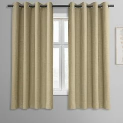Best Sale ⭐ Exclusive Fabrics Bellino Grommet Top 63-Inch Blackout Curtain Panel (1 Panel) - 50 X 63 Persimmon 😍