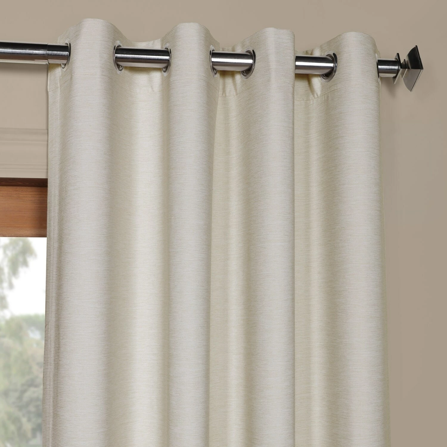 Best Pirce 🎁 Exclusive Fabrics Bellino Grommet Top 96-Inches Blackout Curtain Panel (1 Panel) - 50 X 96 Oat Cream 😉 14 Best Pirce 🎁 Exclusive Fabrics Bellino Grommet Top 96-Inches Blackout Curtain Panel (1 Panel) - 50 X 96 Oat Cream 😉 - Image 12
