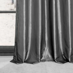 Budget 😀 Exclusive Fabrics Blackout Faux Silk Taffeta 120-inch Curtain (1 Panel) Gold Nugget 😀 -Exclusive Fabrics SHOP Exclusive Fabrics Blackout Faux Silk Taffeta 120 inch Curtain 281 Panel29 4