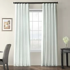 Buy 🌟 Exclusive Fabrics Ex. Fabrics Blackout Faux Silk Taffeta Curtain (1 Panel) Golden Spice 👏