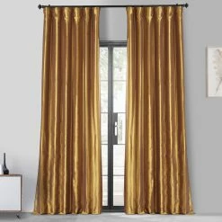 Buy 🌟 Exclusive Fabrics Ex. Fabrics Blackout Faux Silk Taffeta Curtain (1 Panel) Golden Spice 👏 23 Buy 🌟 Exclusive Fabrics Ex. Fabrics Blackout Faux Silk Taffeta Curtain (1 Panel) Golden Spice 👏 -Exclusive Fabrics SHOP Exclusive Fabrics Blackout Faux Silk Taffeta Curtain 6