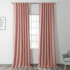 Best deal 🧨 Exclusive Fabrics Blackout Room Darkening Curtain Panel Pair (2 Panels) Fresco Blush ❤️ -Exclusive Fabrics SHOP Exclusive Fabrics Blackout Room Darkening Curtain Panel Pair 282 Panels29 3