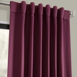 Best Pirce 🤩 Exclusive Fabrics Aubergine Blackout Curtain Panel Pair (2 Panels) 🤩 -Exclusive Fabrics SHOP Exclusive Fabrics Blackout Thermal Aubergine Curtain Panel Pair 946fc594 0a03 4258 9114 e654fee7b605
