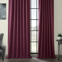 Best Pirce 🤩 Exclusive Fabrics Aubergine Blackout Curtain Panel Pair (2 Panels) 🤩 -Exclusive Fabrics SHOP Exclusive Fabrics Blackout Thermal Aubergine Curtain Panel Pair ba681a08 8690 44a6 9b7e 4e9372c7417f