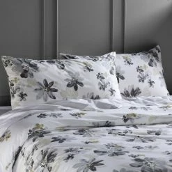 Discount 🎁 Exclusive Fabrics Blossom Neutral Cotton Percale Printed Reversible Duvet Cover Set 🔔 11 Discount 🎁 Exclusive Fabrics Blossom Neutral Cotton Percale Printed Reversible Duvet Cover Set 🔔 -Exclusive Fabrics SHOP Exclusive Fabrics Blossom Neutral Cotton Percale Printed Reversible Duvet Cover Set 2