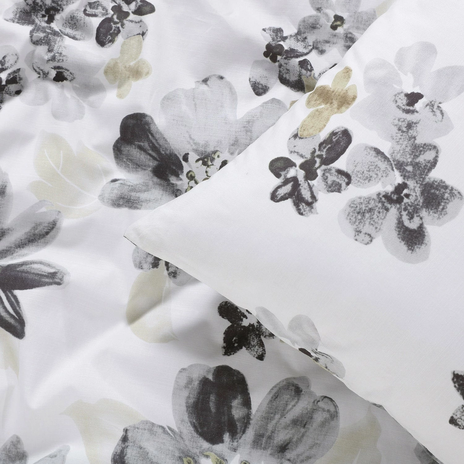 Discount 🎁 Exclusive Fabrics Blossom Neutral Cotton Percale Printed Reversible Duvet Cover Set 🔔 9 Discount 🎁 Exclusive Fabrics Blossom Neutral Cotton Percale Printed Reversible Duvet Cover Set 🔔 - Image 7