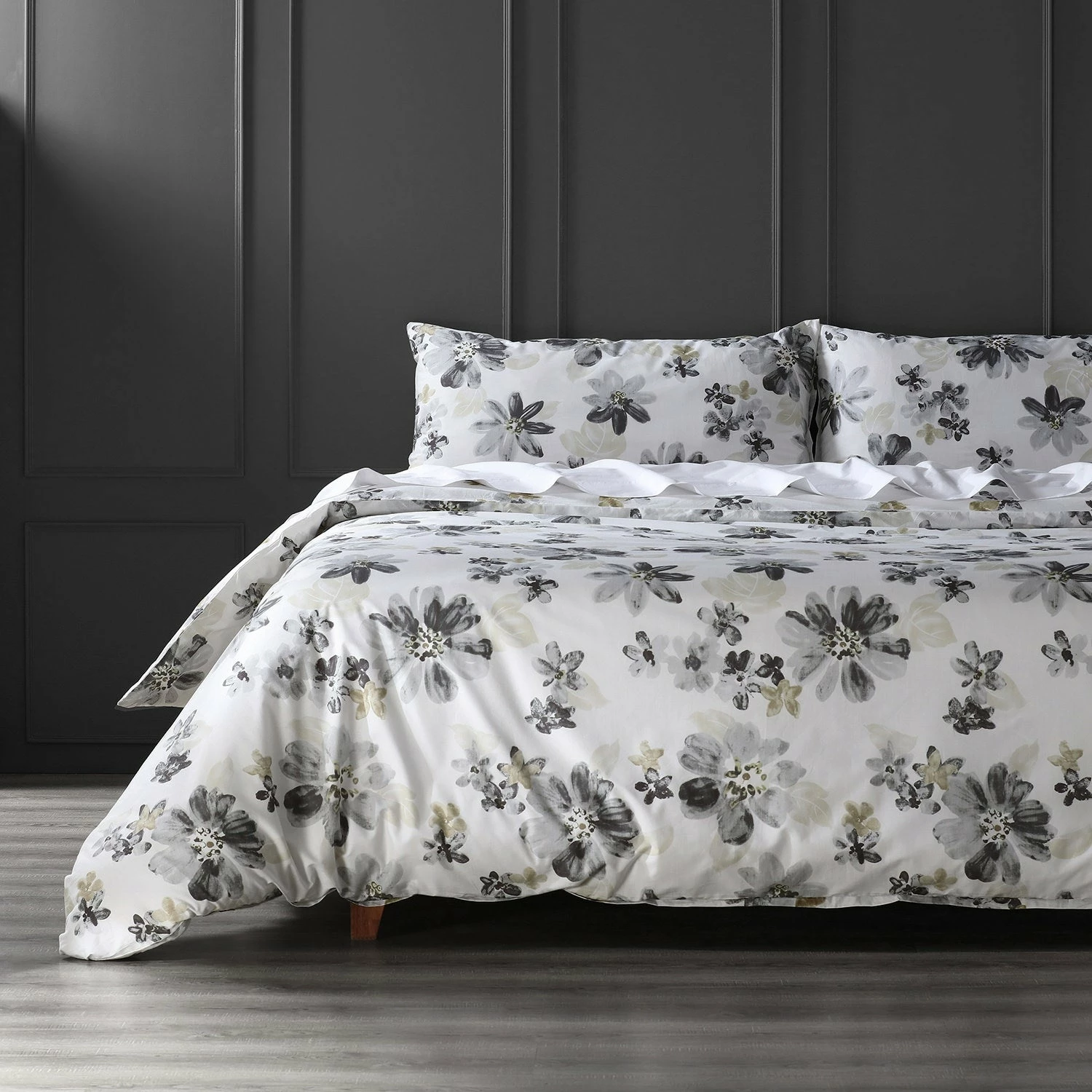 Discount 🎁 Exclusive Fabrics Blossom Neutral Cotton Percale Printed Reversible Duvet Cover Set 🔔 3 Discount 🎁 Exclusive Fabrics Blossom Neutral Cotton Percale Printed Reversible Duvet Cover Set 🔔
