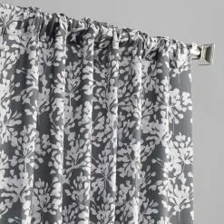 Discount 🌟 Exclusive Fabrics Botanic Grey Printed Linen Textured Blackout Curtain (1 Panel) ⭐ -Exclusive Fabrics SHOP Exclusive Fabrics Botanic Grey Printed Linen Textured Blackout Curtain a0505b0f 0d58 4495 a5e1 a160660c2086