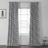 Discount 🌟 Exclusive Fabrics Botanic Grey Printed Linen Textured Blackout Curtain (1 Panel) ⭐ -Exclusive Fabrics SHOP Exclusive Fabrics Botanic Grey Printed Linen Textured Blackout Curtain e6c76ecf ecdc 425b a669 2b92c55f7cb0