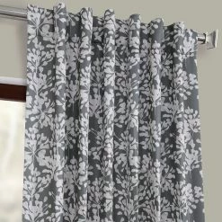 Discount 🌟 Exclusive Fabrics Botanic Grey Printed Linen Textured Blackout Curtain (1 Panel) ⭐ -Exclusive Fabrics SHOP Exclusive Fabrics Botanic Grey Printed Linen Textured Blackout Curtain f6b652e5 c3fd 4a30 900a 9cdf31e7d18f