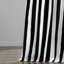 Best Pirce ✔️ Exclusive Fabrics Cabana Black Stripe Cotton Curtain (1 Panel) 😀 -Exclusive Fabrics SHOP Exclusive Fabrics Cabana Black Stripe Cotton Curtain Panel 3cd0c291 6aed 442d a4e9 9c9e5d8e69d1