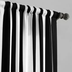 Best Pirce ✔️ Exclusive Fabrics Cabana Black Stripe Cotton Curtain (1 Panel) 😀 -Exclusive Fabrics SHOP Exclusive Fabrics Cabana Black Stripe Cotton Curtain Panel ec3c20ae 9223 4415 9e93 087056ee57bc