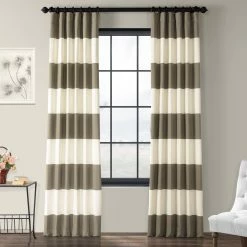 Buy 🔔 Exclusive Fabrics Cabana Cotton Horizontal Stripe 96-inch Curtain (1 Panel) Slate Grey & Offwhite ⭐ 25 Buy 🔔 Exclusive Fabrics Cabana Cotton Horizontal Stripe 96-inch Curtain (1 Panel) Slate Grey & Offwhite ⭐ -Exclusive Fabrics SHOP Exclusive Fabrics Cabana Cotton Horizontal Stripe 96 inch Curtain Panel 05b818df ccd9 472d 9f36 5de48f59e740
