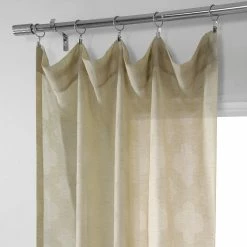 Buy 🎉 Exclusive Fabrics Calais Tile Patterned Faux Linen Sheer Curtain 😉 -Exclusive Fabrics SHOP Exclusive Fabrics Calais Tile Patterned Faux Linen Sheer Curtain 10