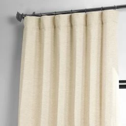 Top 10 🥰 Exclusive Fabrics Candlelight Bellino Room Darkening Curtain (1 Panel) Ivory ✔️ -Exclusive Fabrics SHOP Exclusive Fabrics Candlelight Bellino Blackout Curtain Panel 1