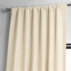 Top 10 🥰 Exclusive Fabrics Candlelight Bellino Room Darkening Curtain (1 Panel) Ivory ✔️ -Exclusive Fabrics SHOP Exclusive Fabrics Candlelight Bellino Blackout Curtain Panel 2
